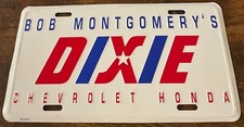Bob Montgomery's Dixie Chevrolet Dealership Booster License Plate Louisville KY picture