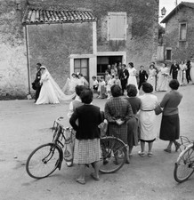 France Wedding Bridal Procession 1956 Historic France Old Photo picture
