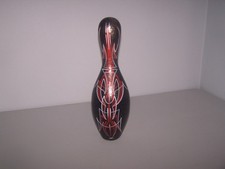 Hand Painted Pinstriped Bowling Pin, 15