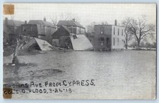 Columbus Ohio OH Postcard Thomas Ave. From Cypress Flood Disaster c1910s Antique picture