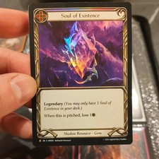 Flesh and Blood TCG - Soul of Existence IAR000 Foil Legendary Shadow Gem EN picture
