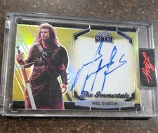 Mel Gibson 2025 Leaf Metal Pop Century BraveHeart On-Card Autograph /100 Auto  picture