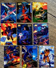 1994 Fleer Marvel Masterpieces GOLD FOIL SIGNATURE Set 140 Cards #1-140 + BINDER picture