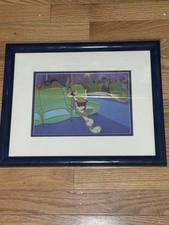 1990 Warner Bros. Bugs Bunny Box Office Bunny Animation Serigraph Cel Framed picture