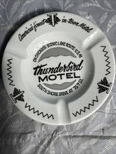 Vintage c1959 Thunderbird Motel Chicago IL South Shore US 41 Ashtray Opening Era picture