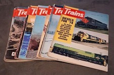 Trains The Magazine of Railroading 1974(Complete Year-Jan.-Dec.) picture