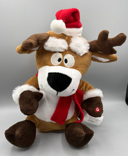 Gemmy Christmas Animated Plush Reindeer Sings 