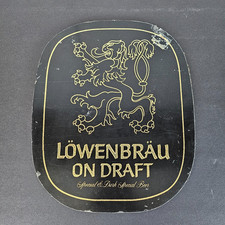 Vintage 1979 Lowenbrau Special & Dark Beer Sign Ad Wall Decor Man cave Bar Decor picture