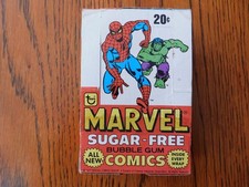 RARE 1978 Topps MARVEL COMICS SF Gum Display Box 36 Sealed Packs Hulk (See Note) picture