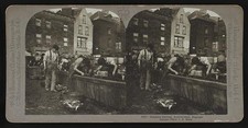 Photo:Scarborough England 1904 Herring Cleaning Fish Market Workers picture