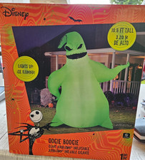 Gemmy 10.5 ft Tall Disney's Nightmare Giant Green Oogie Boogie Hallowee Inflate picture