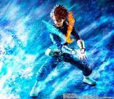Japan Anime My Hero Academia S.H.Figuarts Shoto Todoroki Figure BANDAI NEW picture