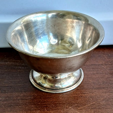 Antique 1950's SHERATON HOTEL Silver Ice Cream Pedestal Bowl Reed & Barton picture