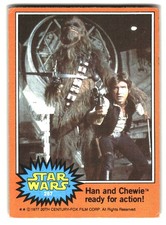 1977 Topps Star Wars #287 Han and Chewie ready for action picture