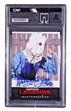 Warrington Gillette Signed 2025 Horror Legends Masterpieces Sketch Card #1/1 picture