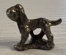 Vtg Pewter/metal Dog Figurine Miniature Canine Animal New Bloodhound Spoontiques picture