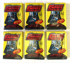 1980 Topps The Empire Strikes Back Series 3 Six (6) Unopened Sealed Wax Packs picture