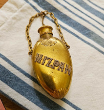 Vintage Gold Tone Perfume Bottle picture