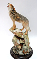 1990's Country Artists High Winds Wolf On Mountain #969 K. Sherwin / England picture