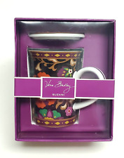 Vera Bradley Suzani Mug With Lid In Gift Box 10 Oz New In Box Micro/Dishwasher picture