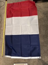 Vintage 5’x3’ French France Flag Dettra With Box picture