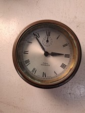 Vintage Celeste Yacht Alarm Bulkhead Clock, UK, Running picture
