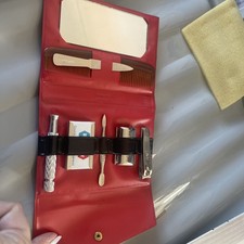 Vintage Men’s Travel Grooming Shaving Set Gillette Safety Razor Made England picture
