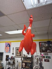 Vintage Sinclair Dino Inflatable Gas Station Advertising Promo Dinosaur Petrol picture