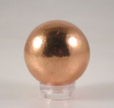 1.2 Inch Solid COPPER SPHERE With Stand - MICHIGAN picture