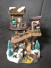 Holiday Time Tree House Christmas Village Accessory  picture