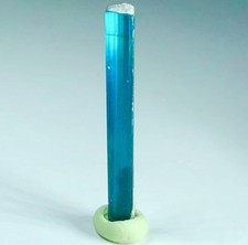 Rarest Transparent Natural Blue Paraiba Tourmaline Crystal Raw Rough Specimen  picture