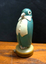 1940s Celluloid Penguin Tape Measure, Blue&White, Made In Occupied Japan-RARE picture
