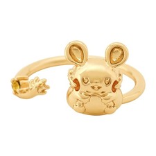 2026 NEW Pokemon Center Original Denki Joltik & Dedenne Ring Free Size 9-13 picture