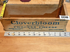 Vintage Wooden Cloverbloom  Cheese Box no lid picture