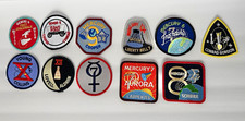 11pcs LOT NASA Mercury Gemini Mission Embroidered Patch Astronauts Space picture