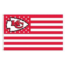Kansas City Chiefs American FLAG 3X5 Banner American Football NFL Double Sided picture