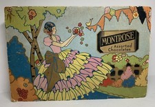 Vintage Montrose Chocolate Box Southern Belle Food Advertising Collectible picture