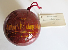 UNUSUAL 1990 DAYTON'S HUDSON'S MARSHALL FIELD'S ORNAMENT GIFT FROM OFFICERS picture