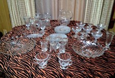 36 PC. Of MCM Fostoria Colony Swirl. Excellent price, going to pull it Soon. 120 picture