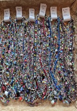 #100-From New Orleans Mardi Gras/ Parade-Glass Carnival Beads-lots of 1 dozen picture
