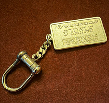 Wallace Silversmiths Engraved Silver keychain one ounce fine silver , RARE picture