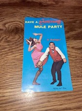 Have a Smirnoff Mule Party,  It Swings - Vintage Pamphlet  1966 Killer Joe Piro picture