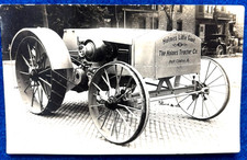 RARE RPPC POSTCARD HOLMES LITTLE GIANT TRACTOR PORT CLINTON OHIO 1912 ANTIQUE picture