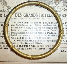 RHADE HILL TRIBE - BRASS BRACELET - Vietnam War - US Special Forces MACV - Q.135 picture