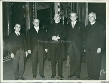 1933 Lutheran Clergy Observe Martin Luther Birthday In Nyc Religion Photo 7x9 picture
