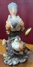 Vintage Ethan Allen Resin Mother & Baby Bird Figurine (Model 06/3232 picture
