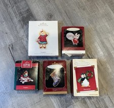 Hallmark Keepsake Christmas Ornaments Lot of 6 Vintage 1992, 95, 97, 03-07 picture