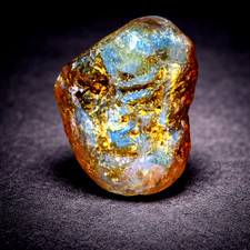 Beautiful Natural Dominican Clear Green Blue Amber Rough Specimen 51mm 47.8g picture