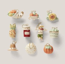 Lenox Ornaments Autumn & Summer & Trick Treat Sets & Black Ornaments Tree Holder picture