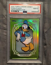 2024 Topps Chrome Disney #3 Donald Duck /99 PSA 10 picture